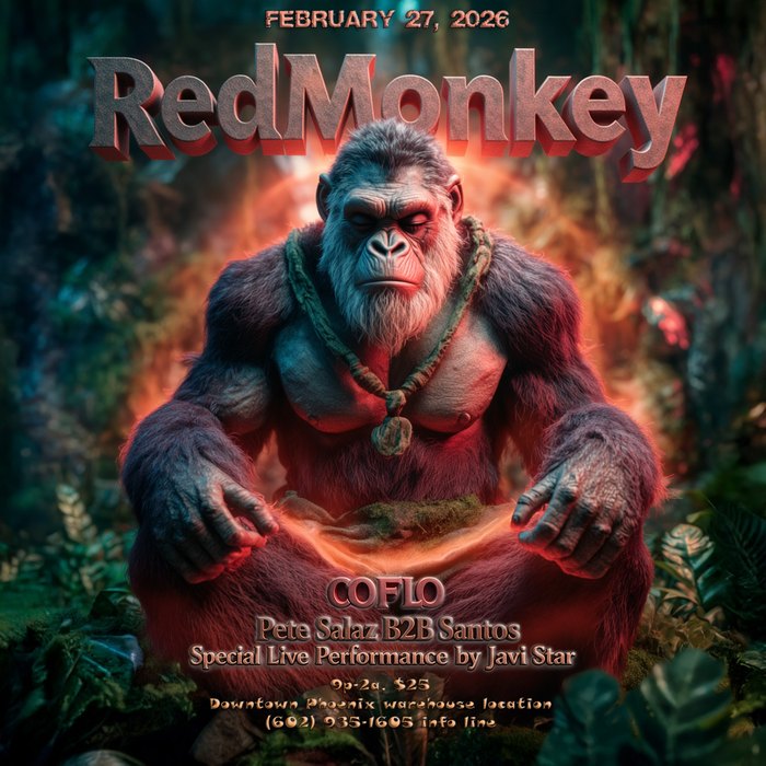 RedMonkey main venue flyer